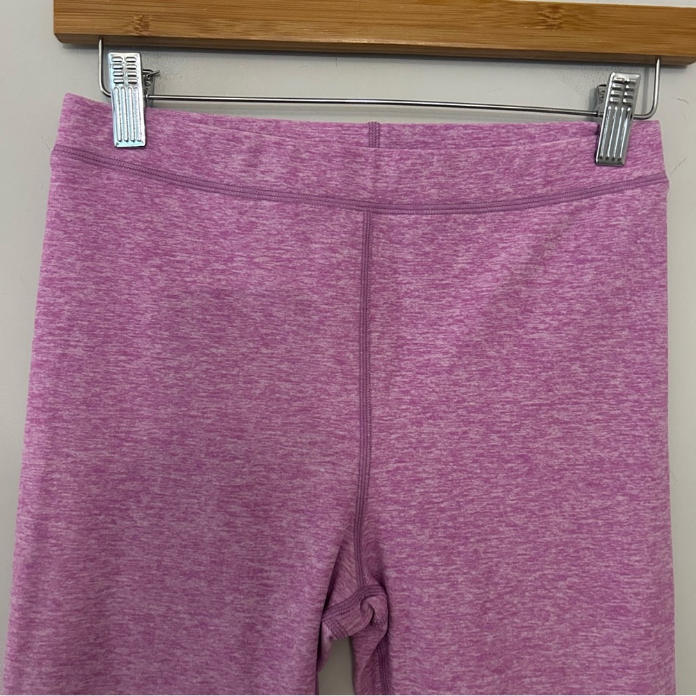 ALO Yoga Heathered Pink High-Rise Leggings - Slim Fit - Picture 4 of 7